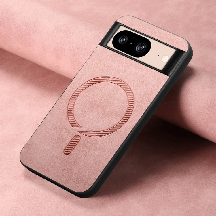 For Google Pixel 9 / 9 Pro Retro Magsafe Magnetic PU Back Cover Phone Case