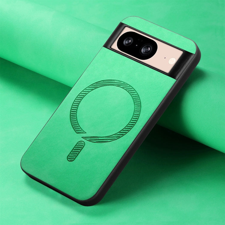 For Google Pixel 9 / 9 Pro Retro Magsafe Magnetic PU Back Cover Phone Case