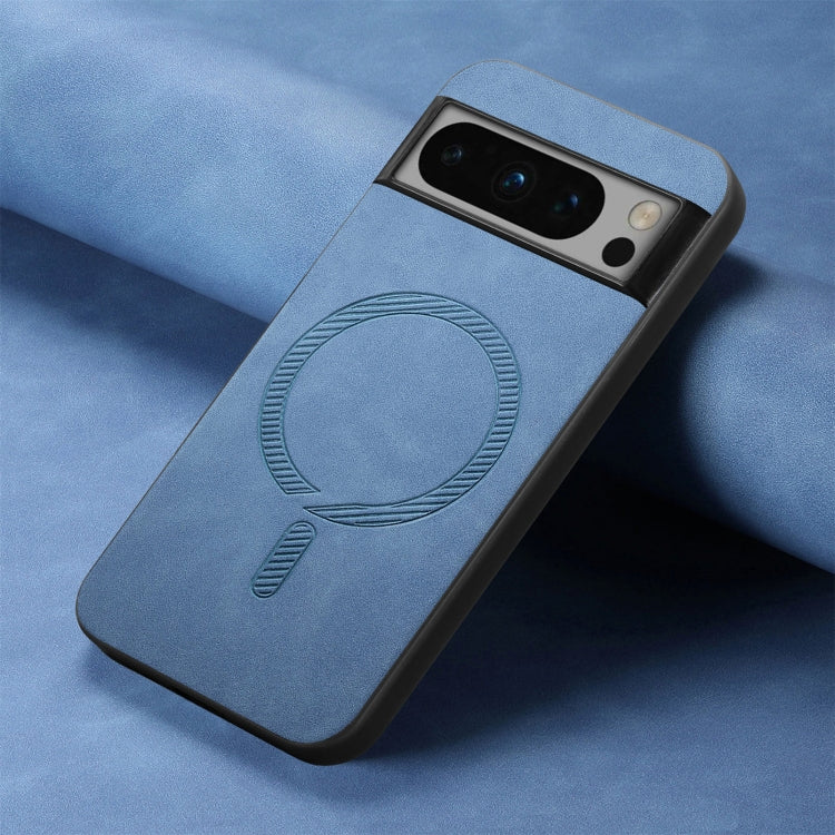 For Google Pixel 8 Pro Retro Magsafe Magnetic PU Back Cover Phone Case
