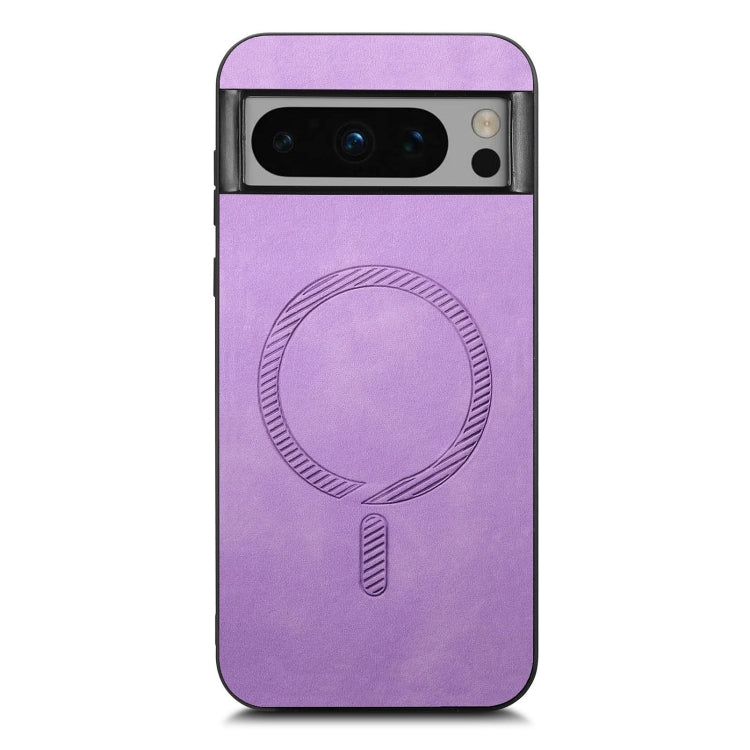 For Google Pixel 8 Pro Retro Magsafe Magnetic PU Back Cover Phone Case