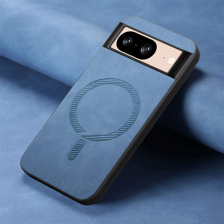 For Google Pixel 8 Retro Magsafe Magnetic PU Back Cover Phone Case