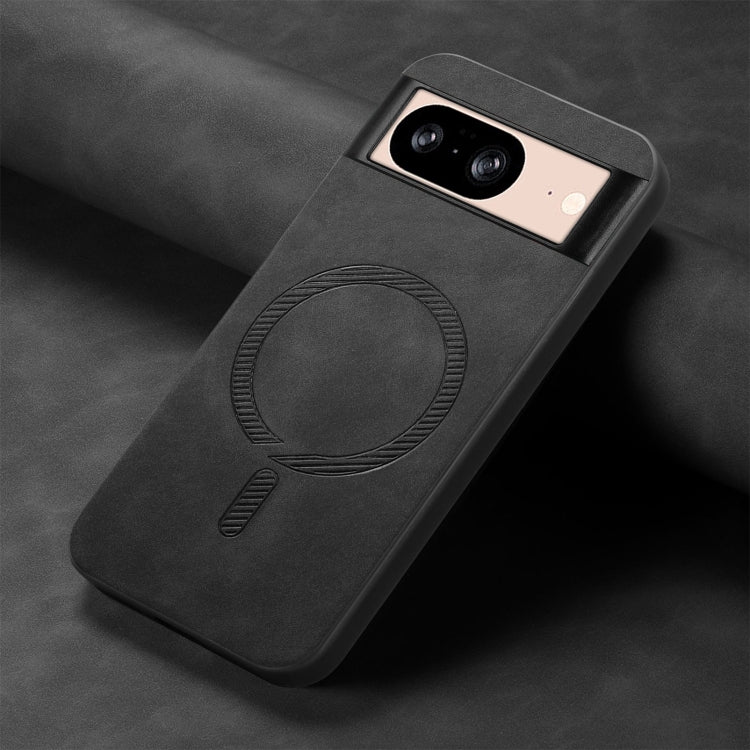 For Google Pixel 8 Retro Magsafe Magnetic PU Back Cover Phone Case