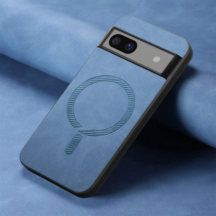 For Google Pixel 7a Retro Magsafe Magnetic PU Back Cover Phone Case