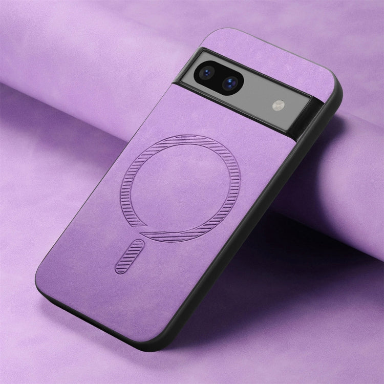For Google Pixel 7a Retro Magsafe Magnetic PU Back Cover Phone Case