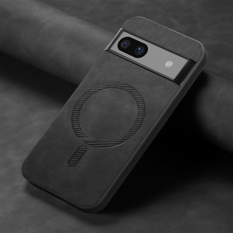 For Google Pixel 7a Retro Magsafe Magnetic PU Back Cover Phone Case