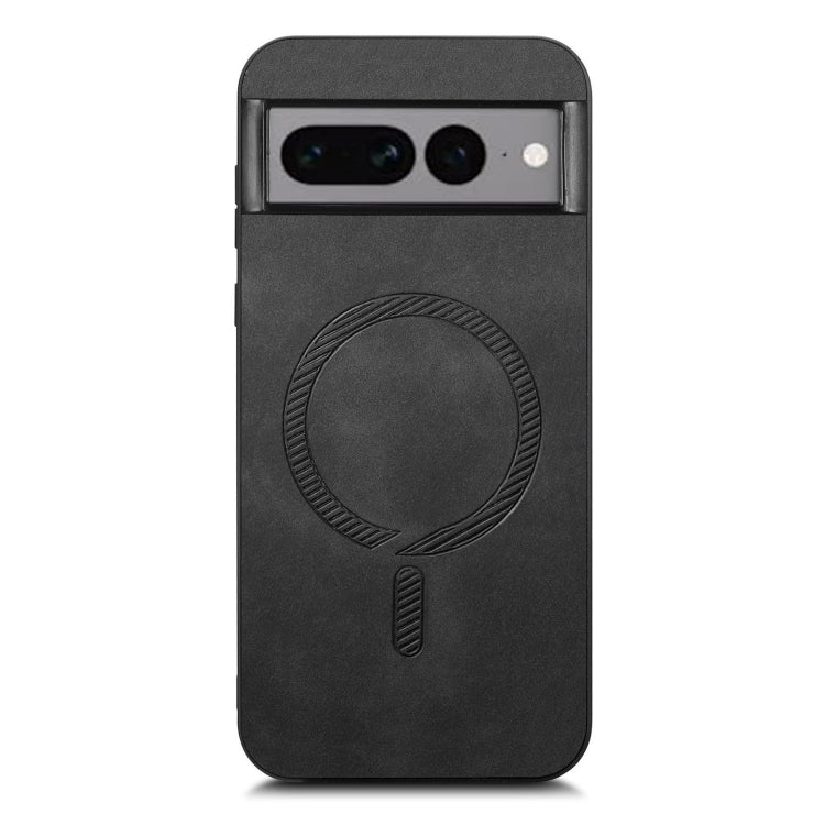 For Google Pixel 7 Pro Retro Magsafe Magnetic PU Back Cover Phone Case