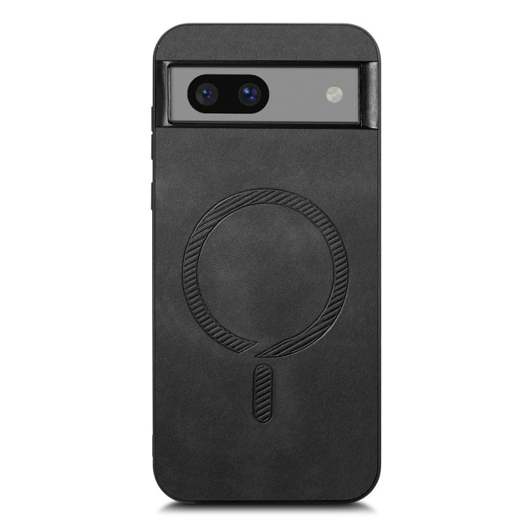 For Google Pixel 7 Retro Magsafe Magnetic PU Back Cover Phone Case