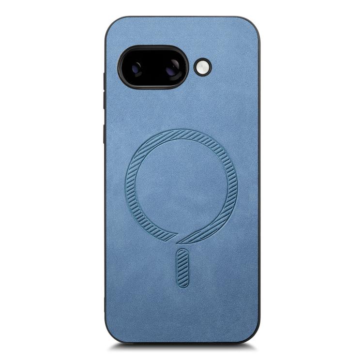 For Google Pixel 9a Retro Magsafe Magnetic PU Back Cover Phone Case