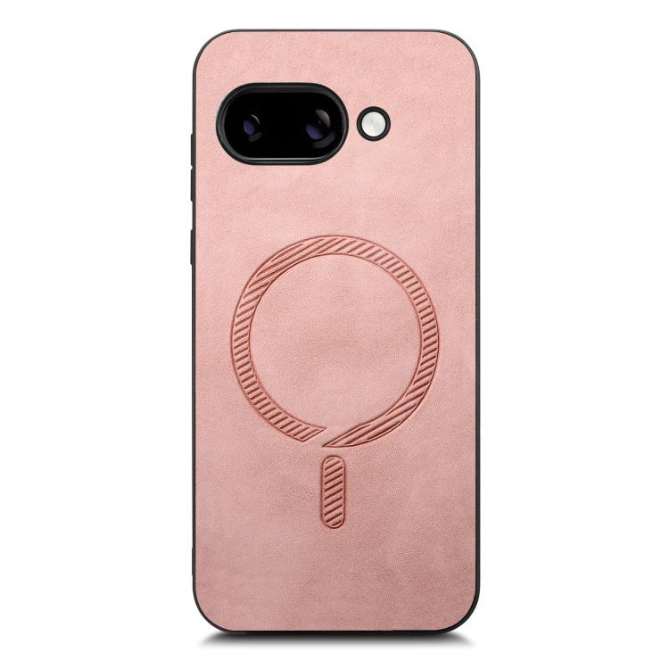 For Google Pixel 9a Retro Magsafe Magnetic PU Back Cover Phone Case