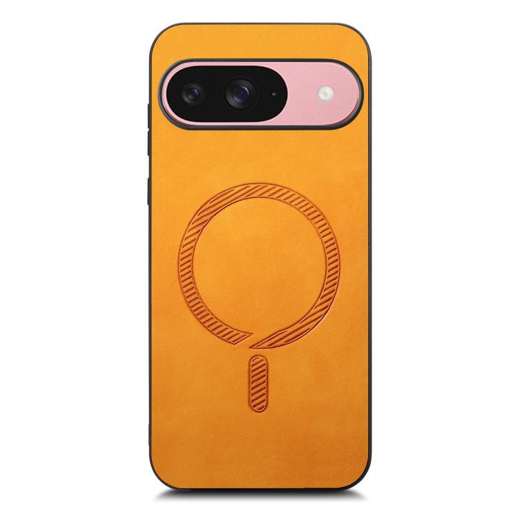 For Google Pixel 10 Retro Magsafe Magnetic PU Back Cover Phone Case