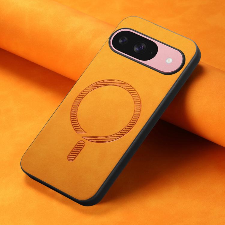 For Google Pixel 10 Retro Magsafe Magnetic PU Back Cover Phone Case