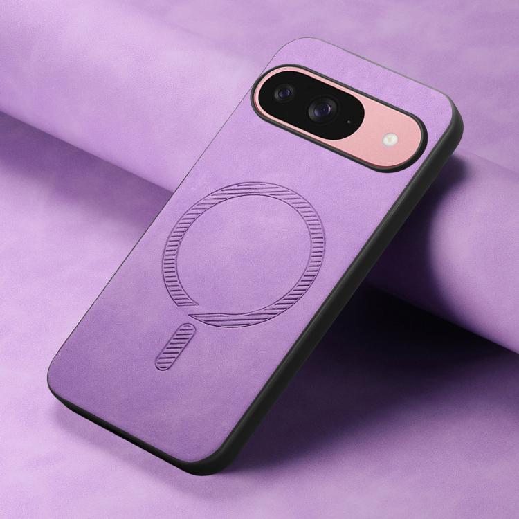 For Google Pixel 10 Retro Magsafe Magnetic PU Back Cover Phone Case