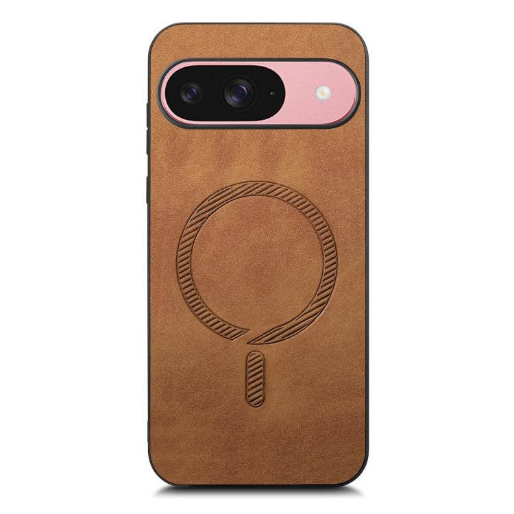 For Google Pixel 10 Retro Magsafe Magnetic PU Back Cover Phone Case