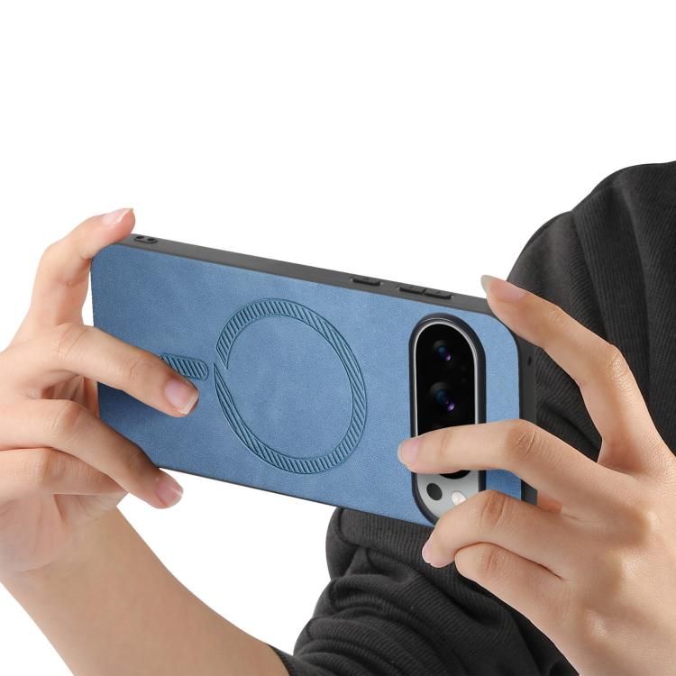 For Google Pixel 10 Pro XL Retro Magsafe Magnetic PU Back Cover Phone Case