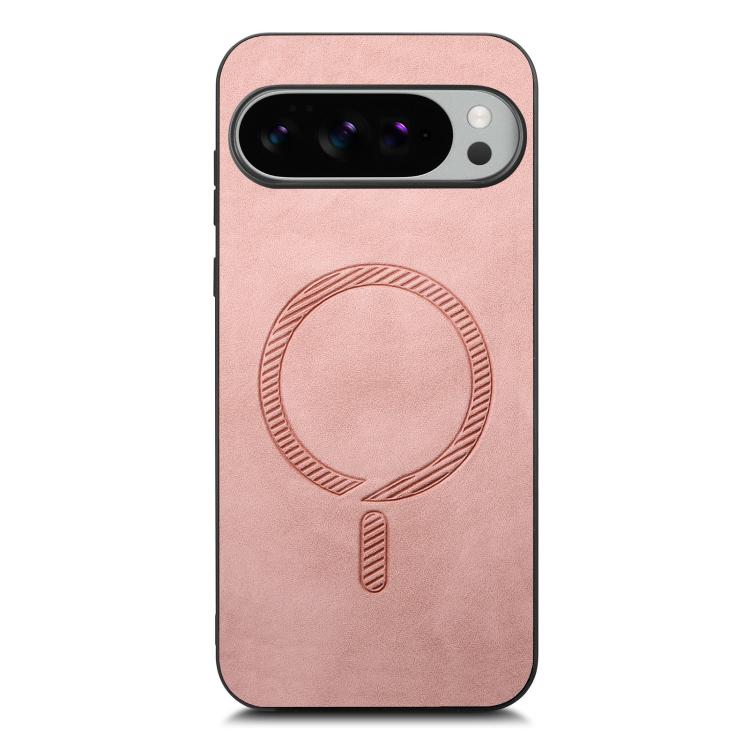 For Google Pixel 10 Pro XL Retro Magsafe Magnetic PU Back Cover Phone Case
