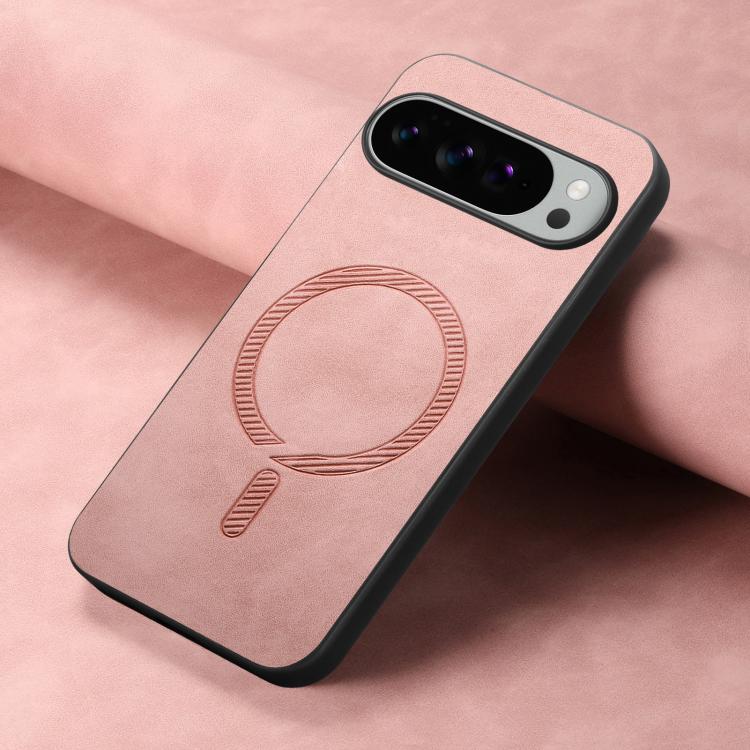 For Google Pixel 10 Pro XL Retro Magsafe Magnetic PU Back Cover Phone Case