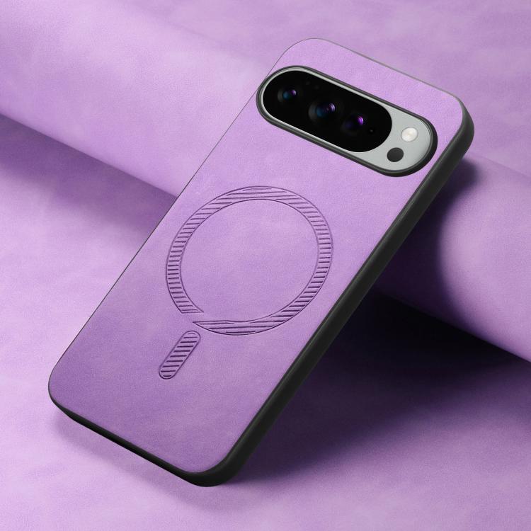 For Google Pixel 10 Pro XL Retro Magsafe Magnetic PU Back Cover Phone Case