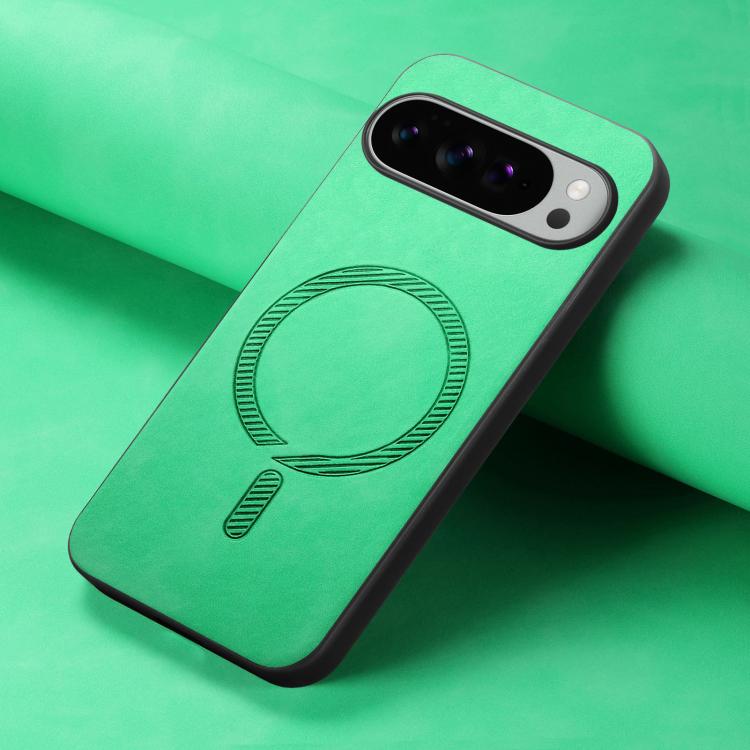 For Google Pixel 10 Pro XL Retro Magsafe Magnetic PU Back Cover Phone Case