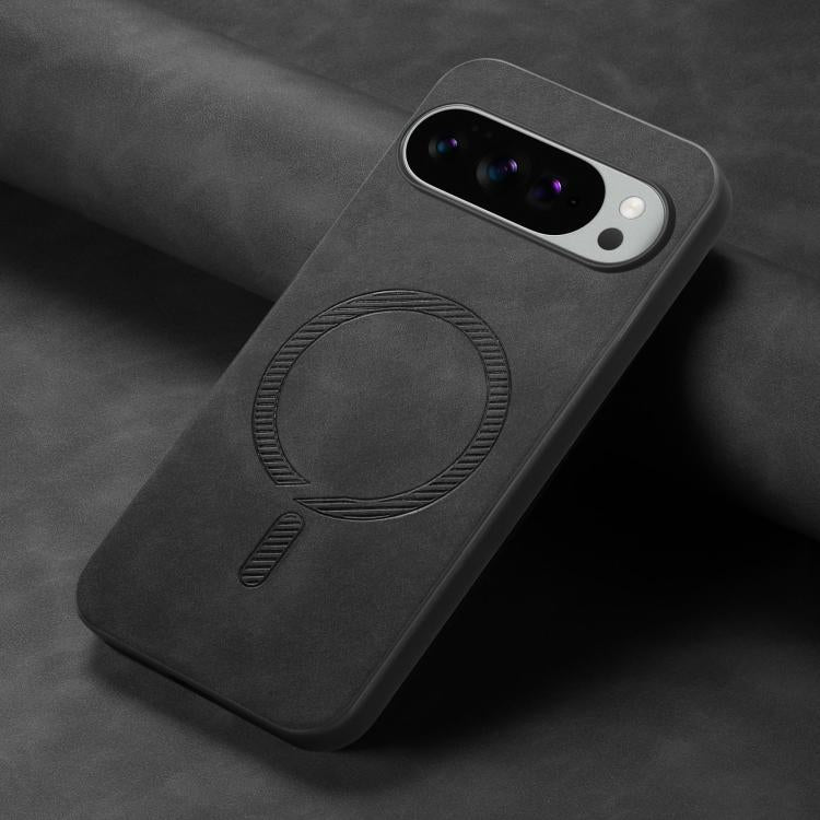 For Google Pixel 10 Pro XL Retro Magsafe Magnetic PU Back Cover Phone Case