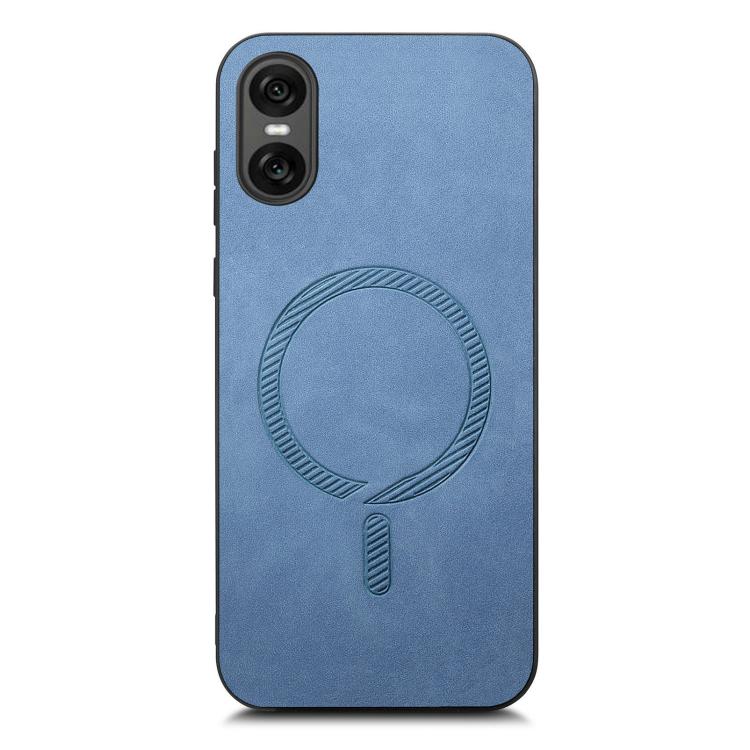 For Sony Xperia 10 VI Retro Magsafe Magnetic PU Back Cover Phone Case