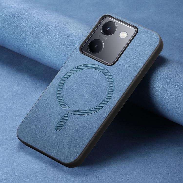 For vivo S20 Pro Retro Magsafe Magnetic PU Back Cover Phone Case