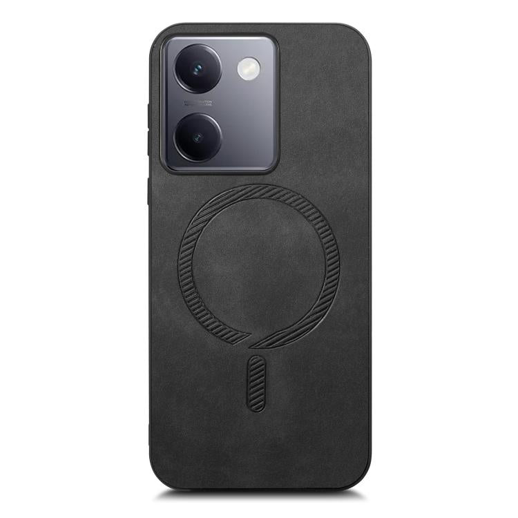 For vivo S20 Pro Retro Magsafe Magnetic PU Back Cover Phone Case