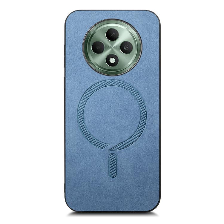 For OPPO F27 5G Retro Magsafe Magnetic PU Back Cover Phone Case