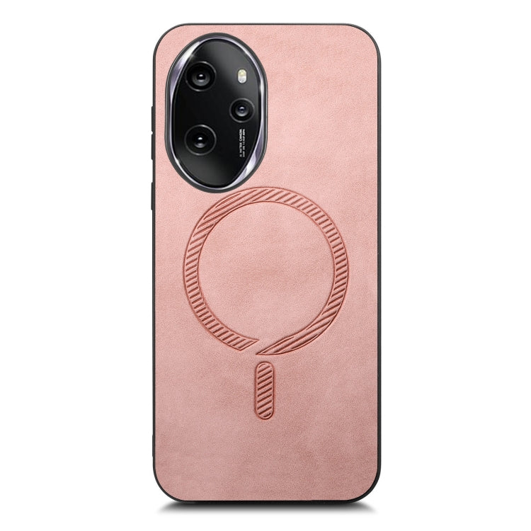 For Honor 100 Pro Retro Magsafe Magnetic PU Back Cover Phone Case