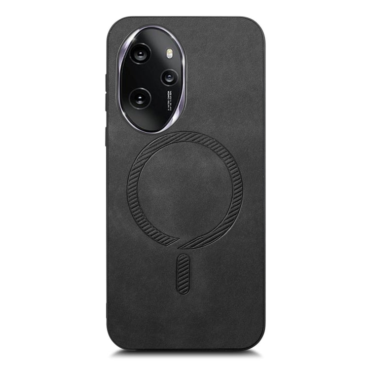 For Honor 100 Pro Retro Magsafe Magnetic PU Back Cover Phone Case