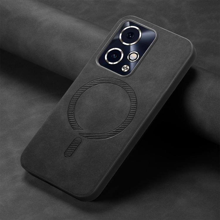 For Honor 90 GT 5G Retro Magsafe Magnetic PU Back Cover Phone Case