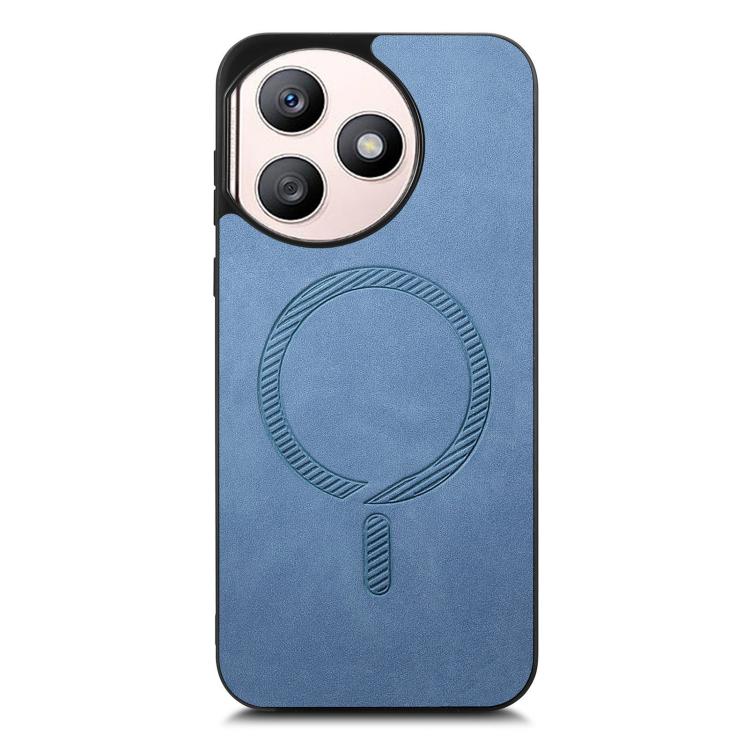 For Honor X50i+ Retro Magsafe Magnetic PU Back Cover Phone Case