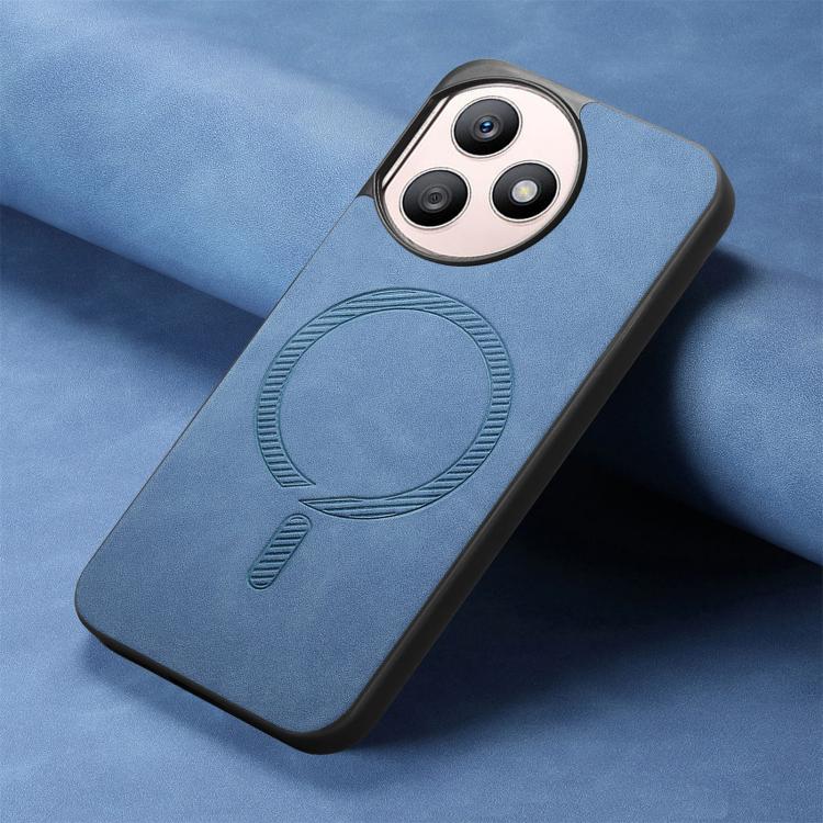 For Honor X50i+ Retro Magsafe Magnetic PU Back Cover Phone Case
