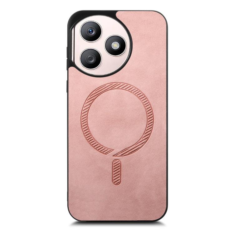 For Honor X50i+ Retro Magsafe Magnetic PU Back Cover Phone Case