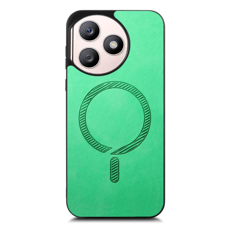 For Honor X50i+ Retro Magsafe Magnetic PU Back Cover Phone Case