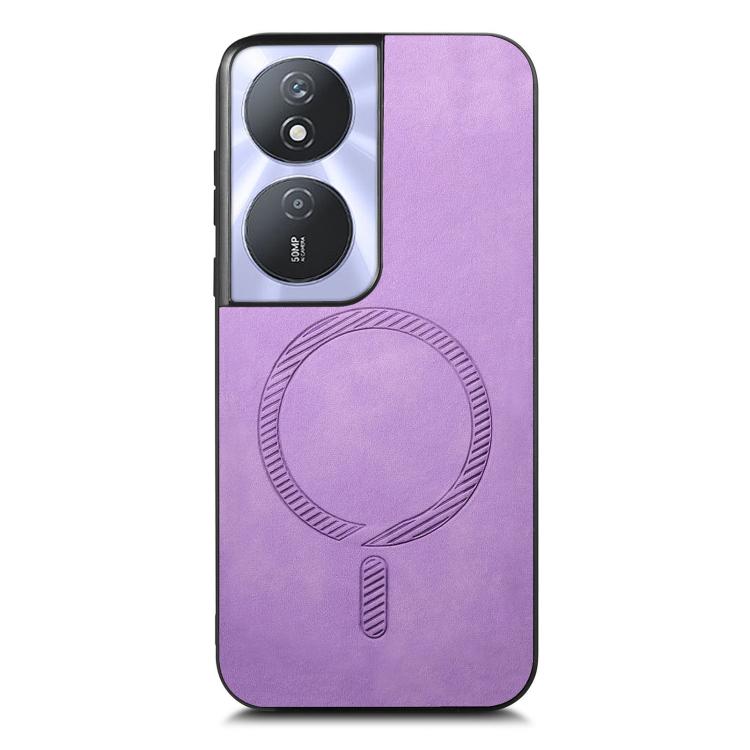 For Honor Play 50 Plus 5G Retro Magsafe Magnetic PU Back Cover Phone Case