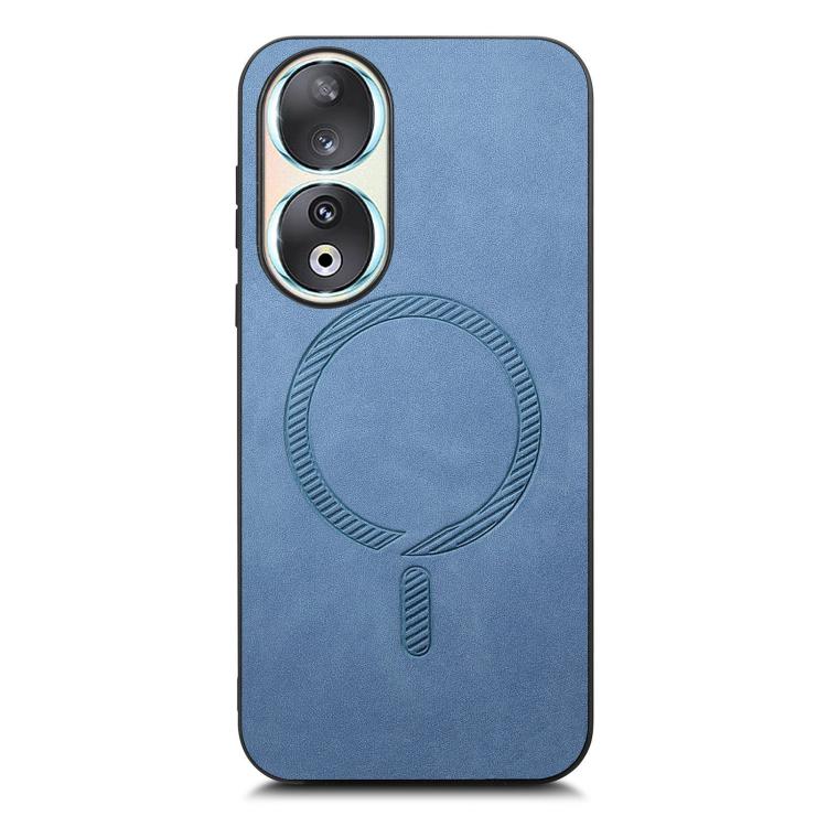 For Honor 90 Retro Magsafe Magnetic PU Back Cover Phone Case