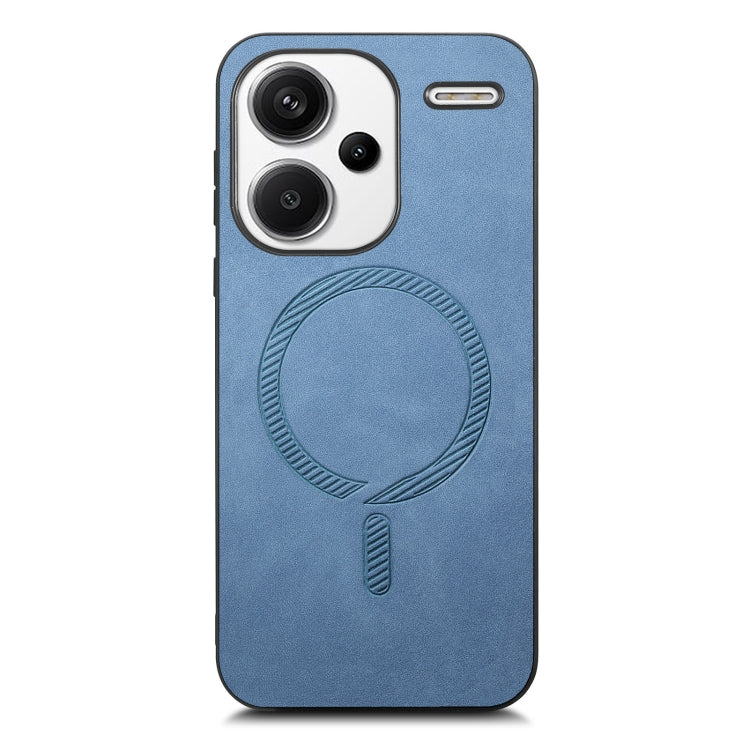 For Xiaomi Redmi Note 13 Pro+ Solid Color Retro Magsafe PU Back Cover Phone Case