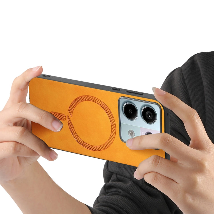 For Xiaomi Redmi K60 Ultra Solid Color Retro Magsafe PU Back Cover Phone Case