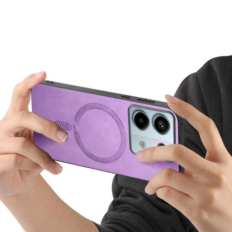 For Xiaomi Redmi K60 Ultra Solid Color Retro Magsafe PU Back Cover Phone Case