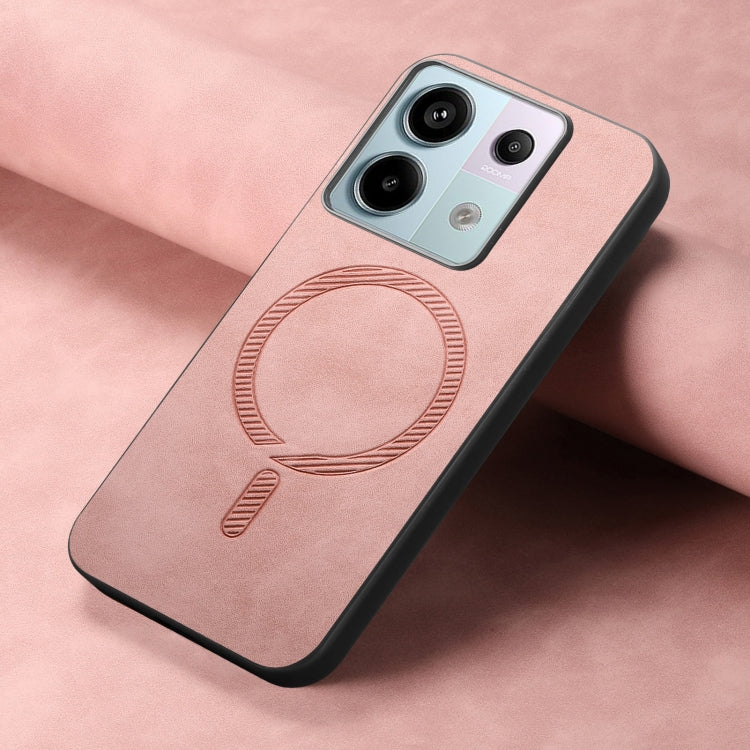 For Xiaomi Civi 3 5G Solid Color Retro Magsafe PU Back Cover Phone Case