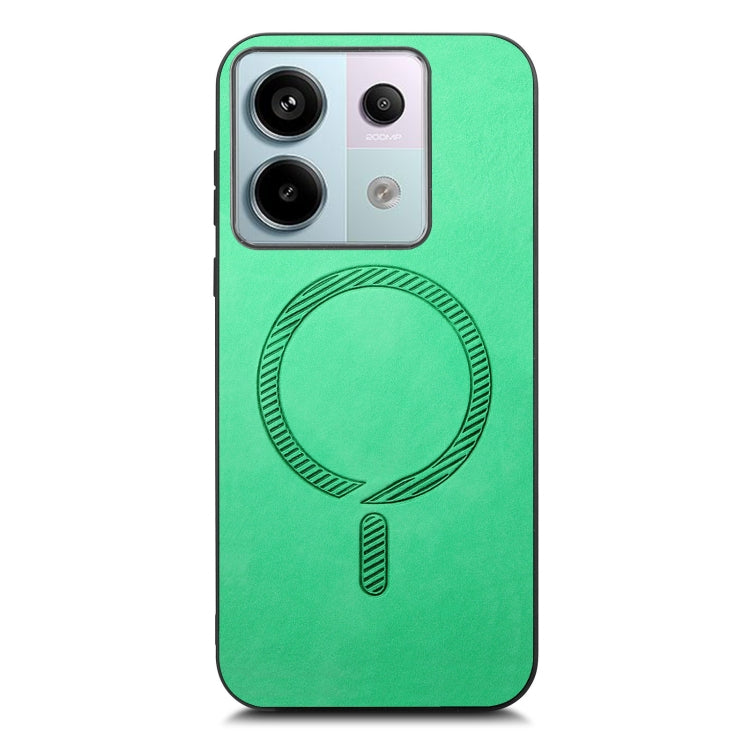 For Xiaomi Civi 3 5G Solid Color Retro Magsafe PU Back Cover Phone Case