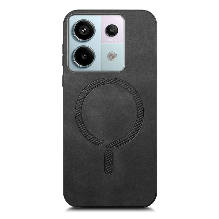For Xiaomi Civi 3 5G Solid Color Retro Magsafe PU Back Cover Phone Case