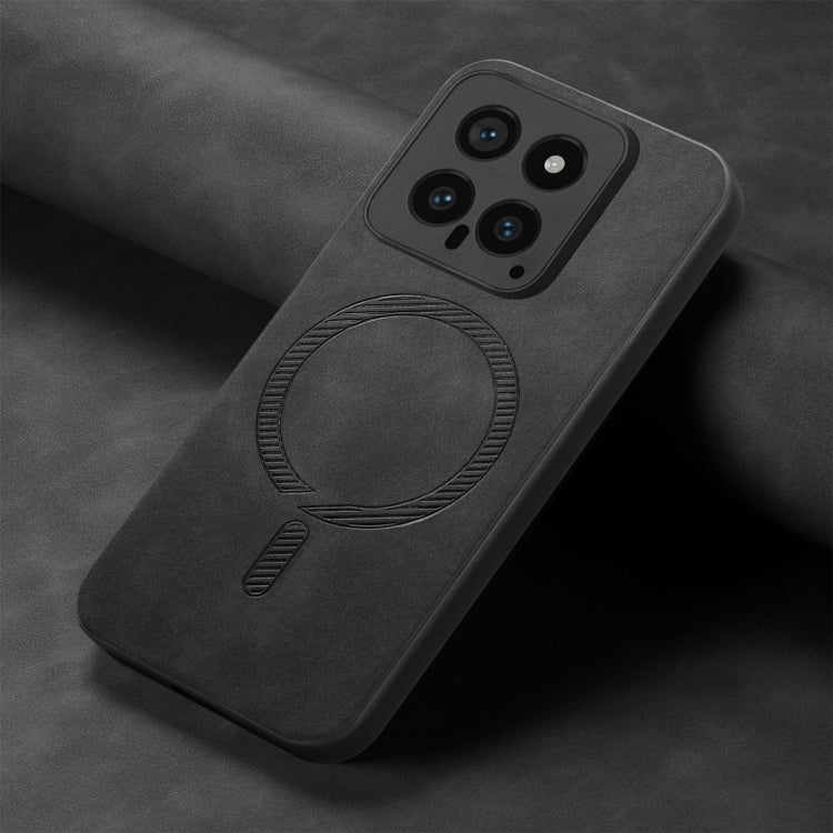 For Xiaomi 13T / 13T Pro Solid Color Retro Magsafe PU Back Cover Phone Case