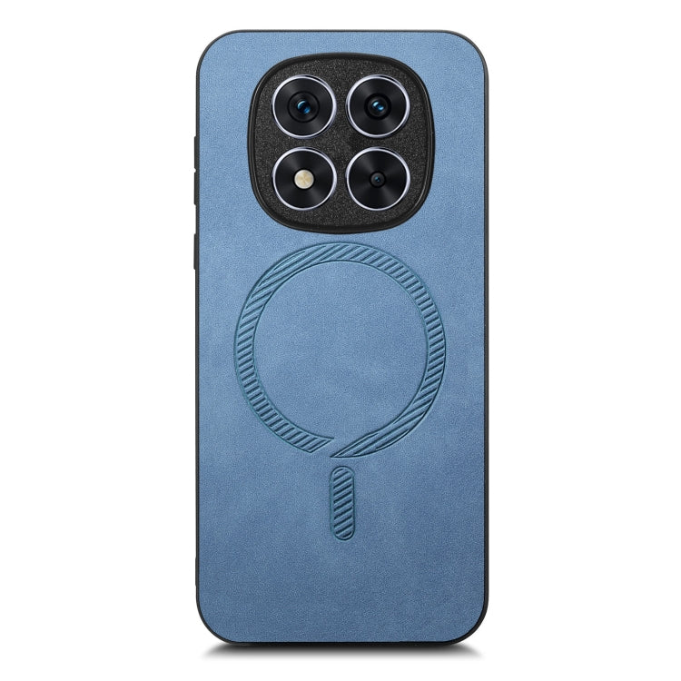 For Xiaomi Redmi Note 14 Pro 5G Solid Color Retro Magsafe PU Back Cover Phone Case