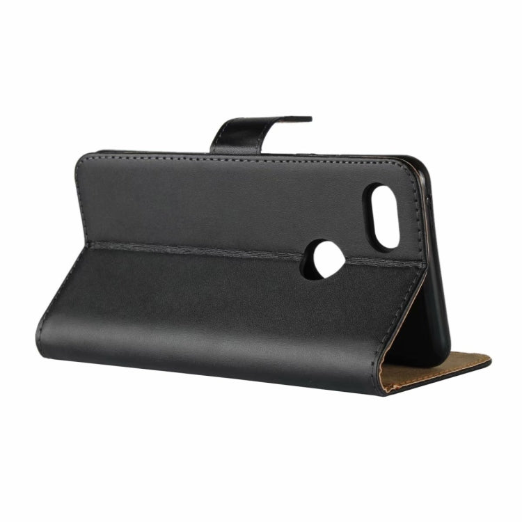 Leather Horizontal Flip Holster for Google Pixel 3 XL , with Magnetic Clasp and Bracket and Card Slot and Wallet(Black)