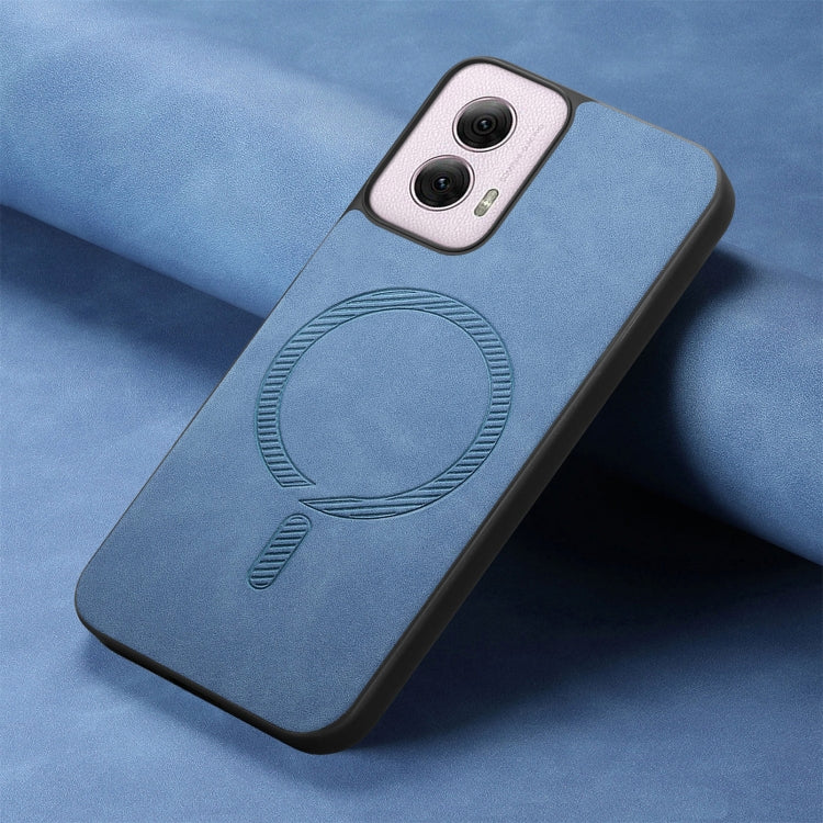 For Motorola Moto G Power 2024 5G Retro Magsafe Magnetic PU Back Cover Phone Case