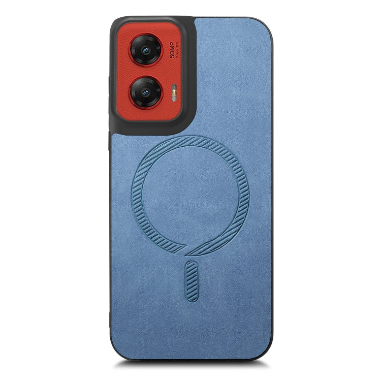 For Motorola Moto G Stylus 5G 2024 Retro Magsafe Magnetic PU Back Cover Phone Case