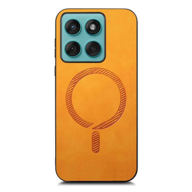 For Motorola Moto G Stylus 5G 2025 Retro Magsafe Magnetic PU Back Cover Phone Case
