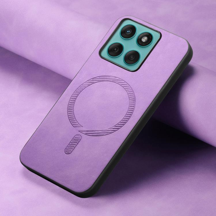For Motorola Moto G Stylus 5G 2025 Retro Magsafe Magnetic PU Back Cover Phone Case