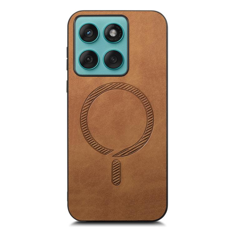 For Motorola Moto G Stylus 5G 2025 Retro Magsafe Magnetic PU Back Cover Phone Case